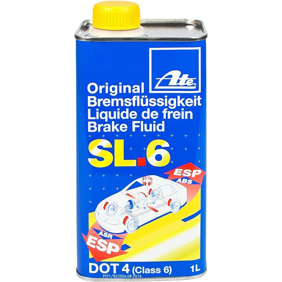 Жидкость тормозная Ate Brake Fluid SL.6 DOT4 1л