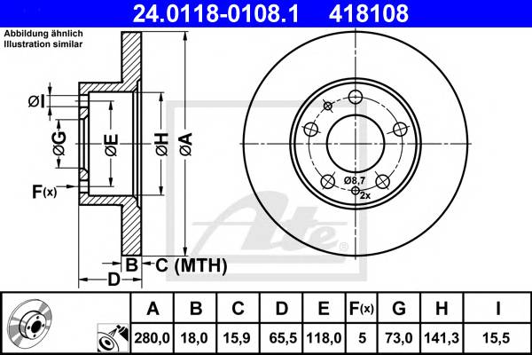 Диск тормозной передний   Fiat Ducato  Peugeot Boxer 94