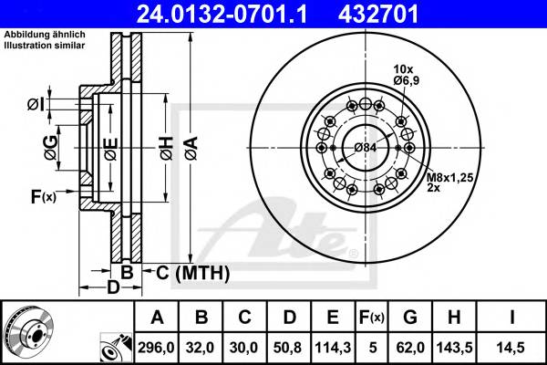 Диск торм LEXUS GSIS 97-05