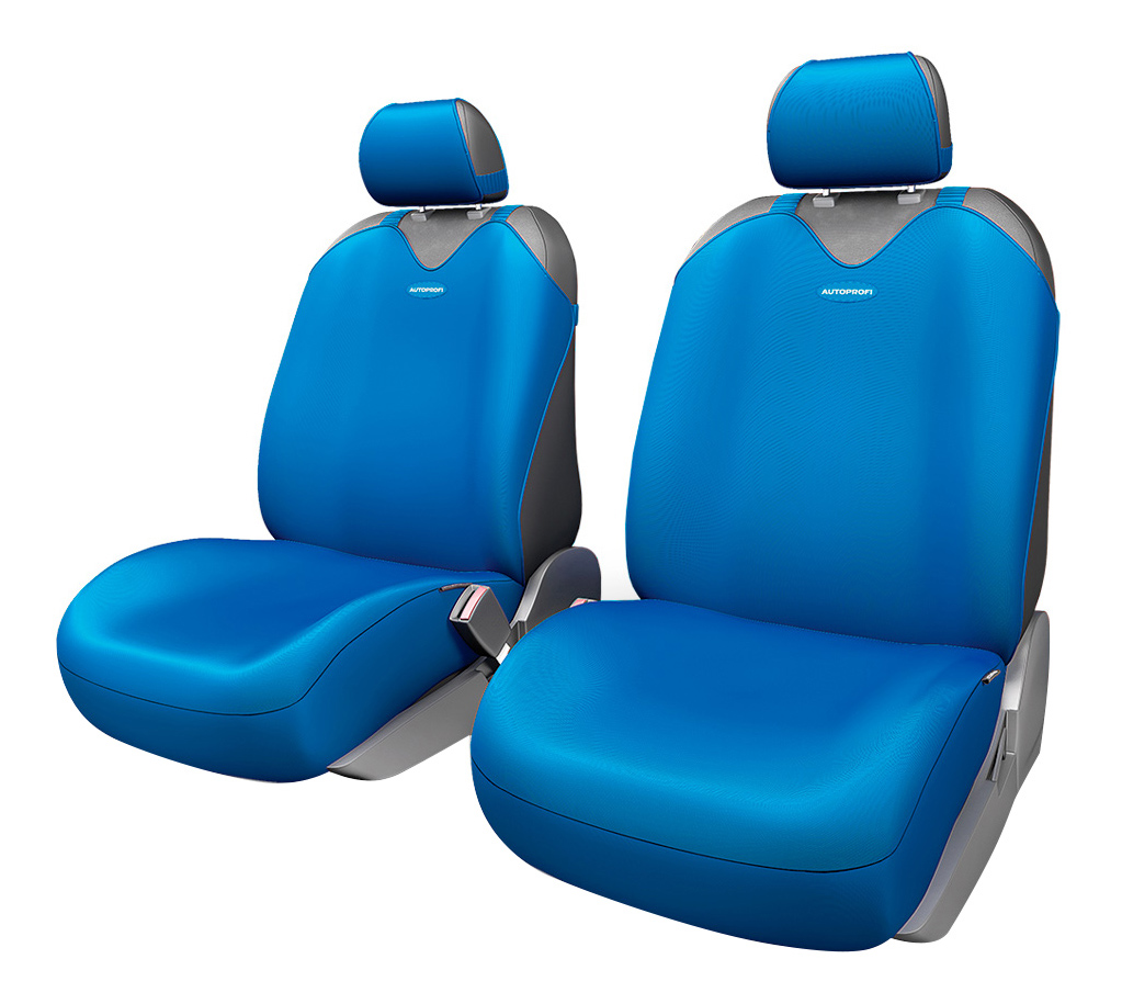 Чехлы на сиденья универсальные  маечка   R-1 Sport plus  передний ряд (синий) (к