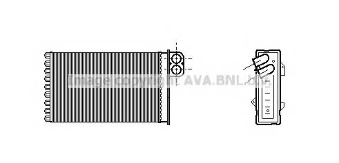 AVA  радиатор печки   Citroen C5 All 00-04