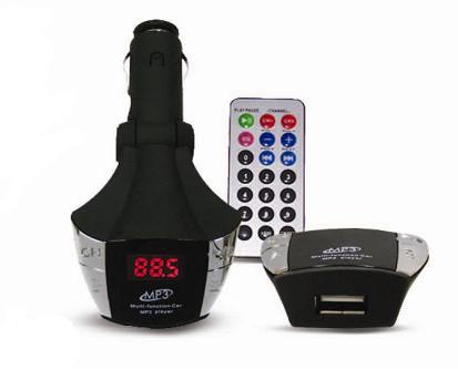 Модулятор FM МР3 c дисплеем и пультом F507 AVS