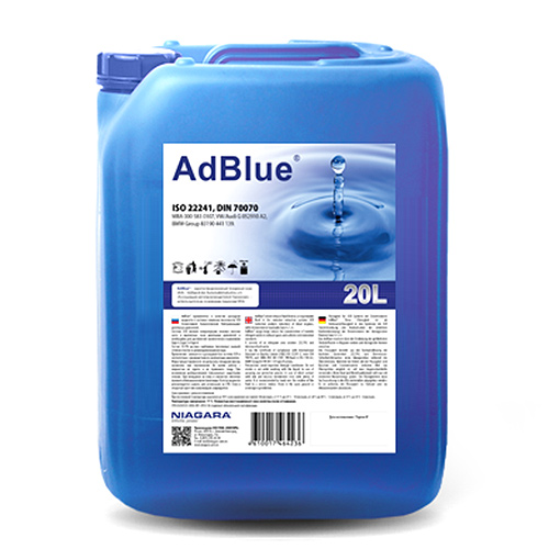 Жидкость AdBlue 20 л. (водный раствор мочевины) для систем SCR а/м Евро 4/5/6