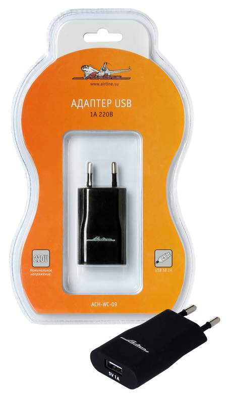 Адаптер USB 1A 220В