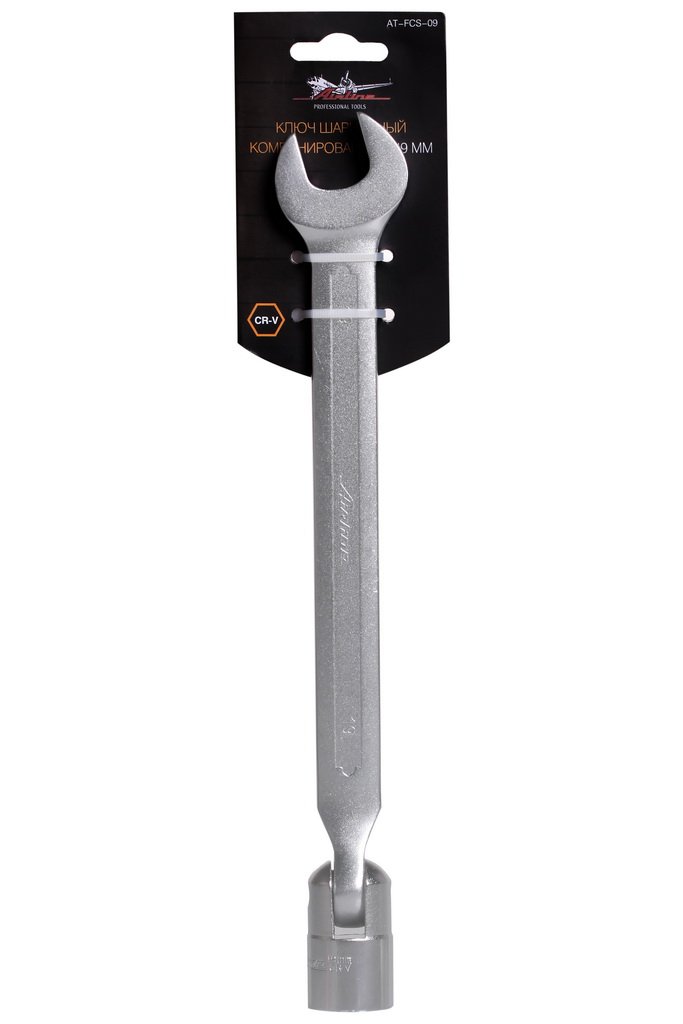 Ключ шарнирный комбинированный 19мм (AT-FCS-09) AT-FCS-09
