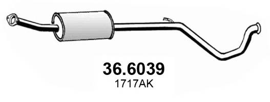Резонатор 307 C4 (среднчасть)