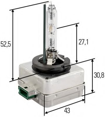 Лампа D3S 42V-35W (PK32d-5) HID