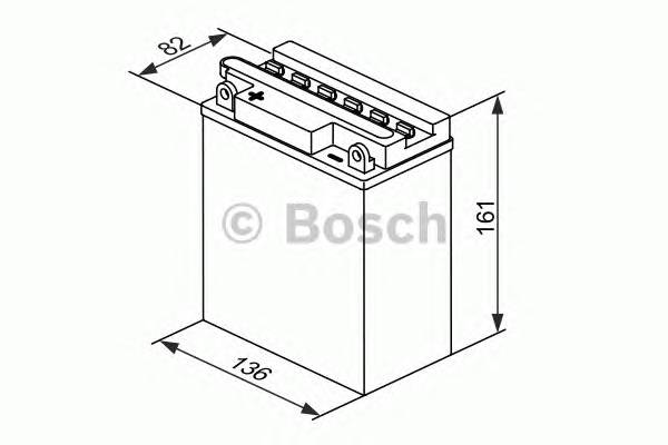 Аккумулятор  M4 12V 12Ah 120A пп