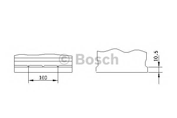 Аккумулятор Bosch 45Ah 300A (обратная 0) 220x135x225