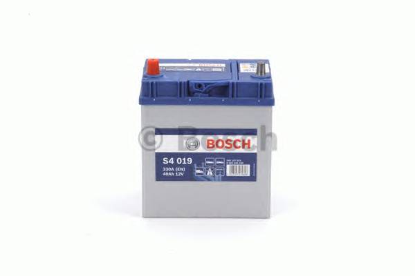 Аккумулятор BOSCH S4 40Ah 330A (прямая 1) 187x127x227 B19