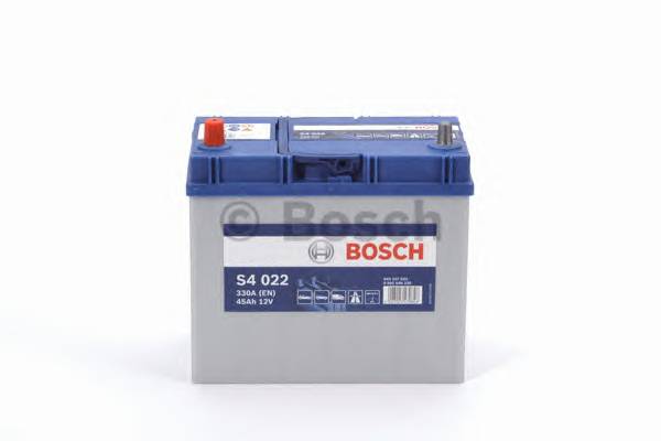 Аккумулятор BOSCH S4 45Ah 330A (прямая 1) 238x129x227 B24