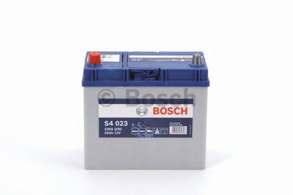 Аккумулятор BOSCH S4 45Ah 330A (прямая 1) 238x129x227 B24