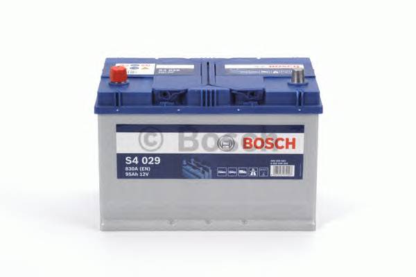 Аккумулятор BOSCH S4 95Ah 830A (прямая 1) 306x173x225 D31