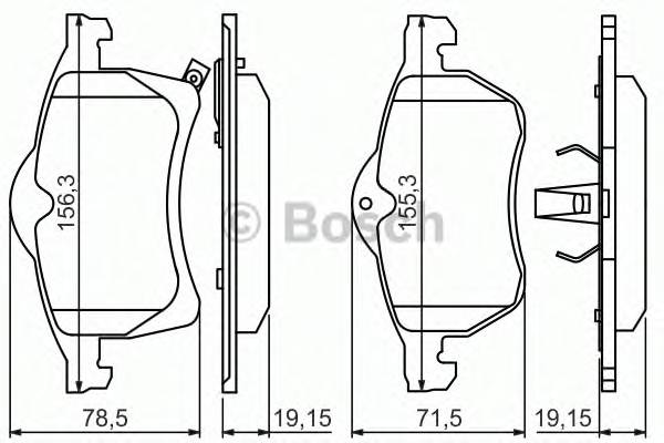 Колодки тормозные передние OPEL ASTRA G 1.8-2.2 16v/ZAFIRA A/B 1.6/1.8-