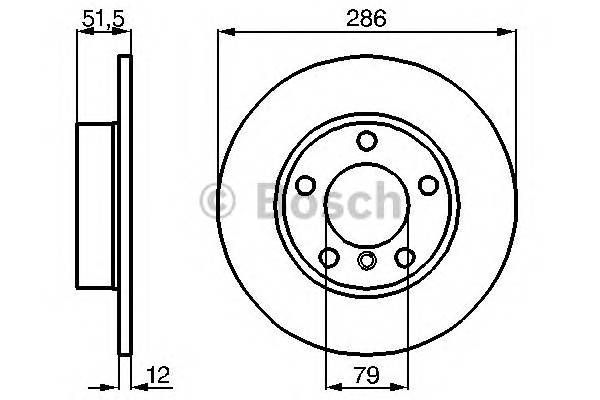 0 986 478 511 диск тормозной передний   BMW E36 Z3 1 6-1 9 1 8TDs M40-