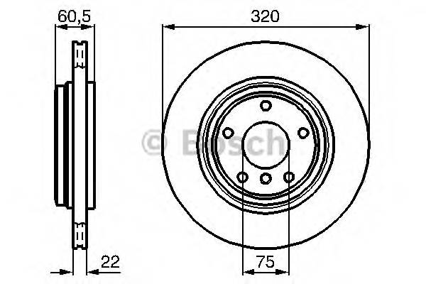 0 986 478 975 диск тормозной задний   BMW E46 2 5-3 0D M54 M57 00