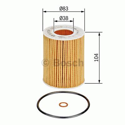 Фильтр масляный картридж BMW E36/E39 mot.M50/M52/M54 .E38 mot.M67