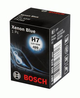 Лампа XENON BLUE H7 12V 55W