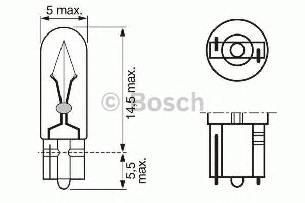 Лампа STANDARD W1 2W 12V 1 2W