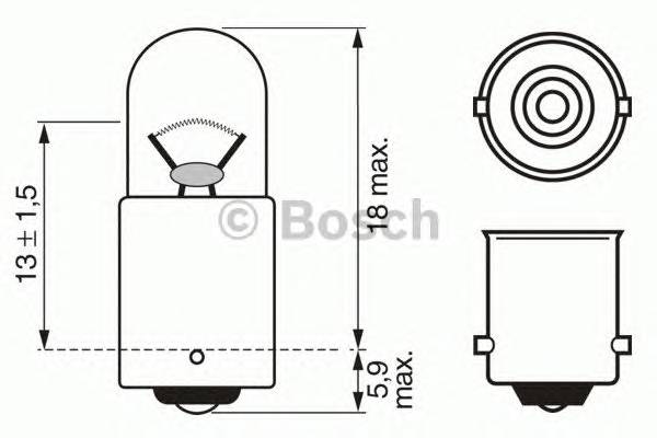 Лампа STANDARD 12V 2W