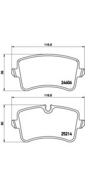 К-т торм колодок Re Audi A8 09-