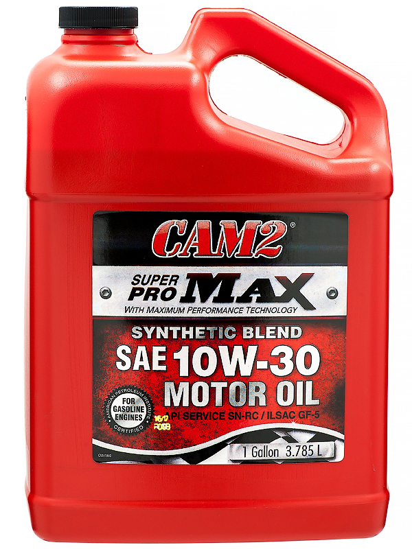 Мотороное масло энергосбер CAM2 SuperPRO MAX SYNTHETIC BLEND 10W30 SN-RC/GF-5 3.