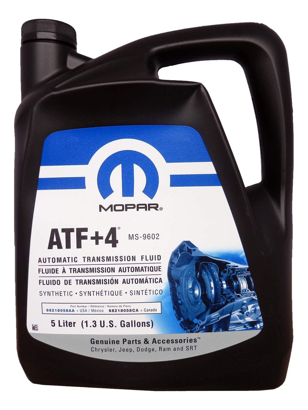 Масло трансмиссионное    Mopar  ATF +4  (5л)