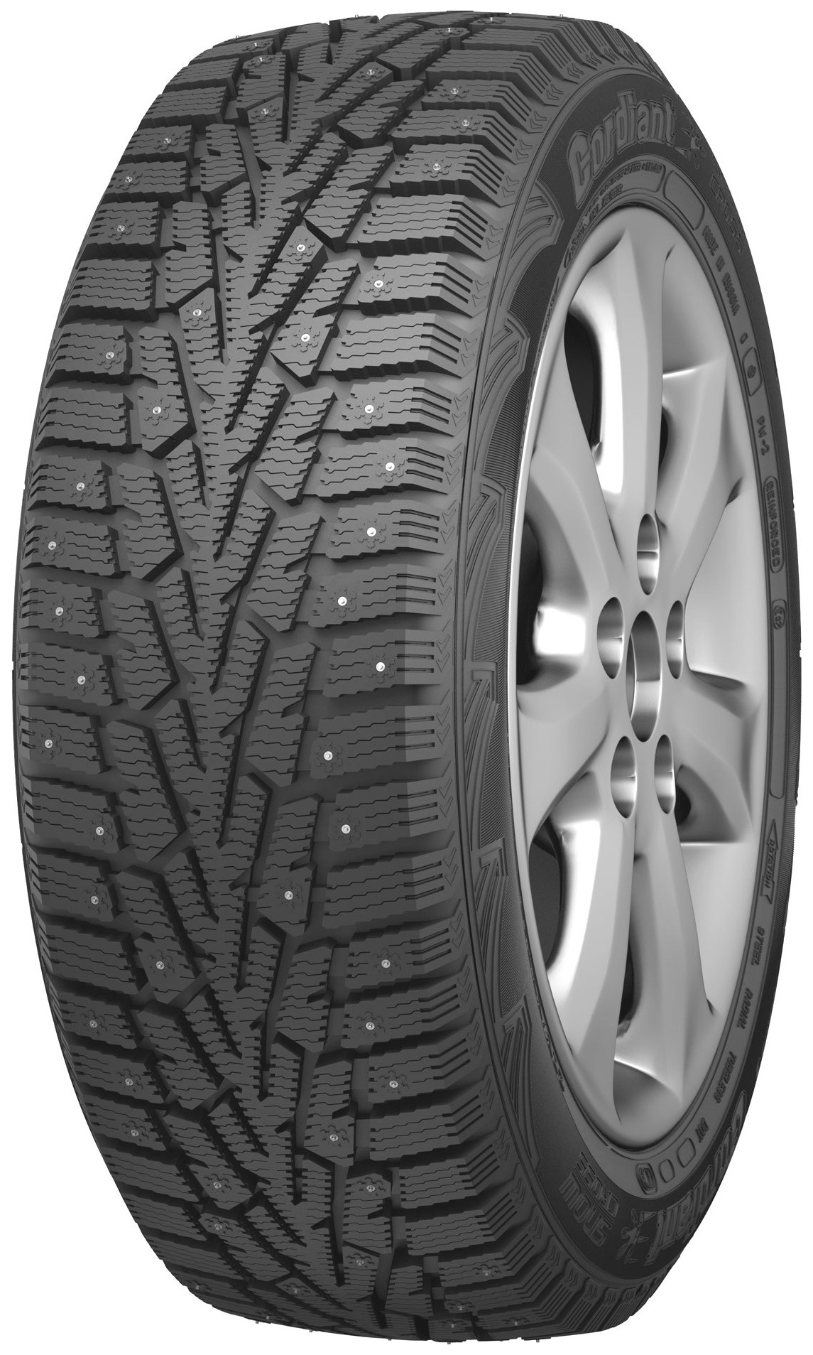 Автошина R14 185/60 Cordiant Snow Cross PW-2 82T (шип)
