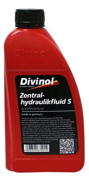 Divinol Zentralhydraulikfluid S 1L масло трансмисс