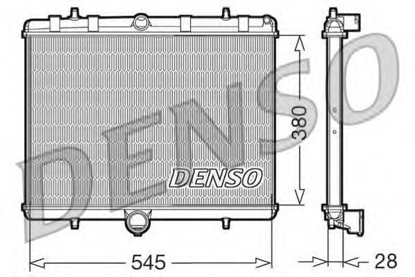 Радиатор системы охлаждения CITROEN C8 (EA EB) 20 HDi20 HDi 135 0