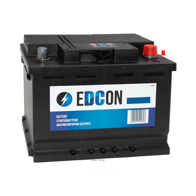 Аккумулятор EDCON 56Ah 480A (прямая 1) 242x175x190