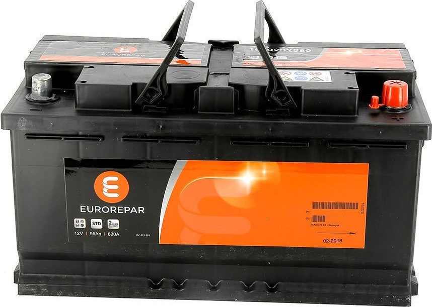 Аккумулятор EUROREPAR 72Ah 680A (обратная 0) 278x175x175