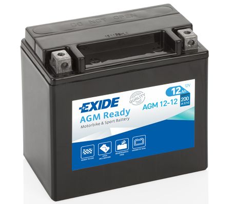 АКБ EXIDE  AGM1212 12Ач (прямая 1) EN200A  150x87x145  B00