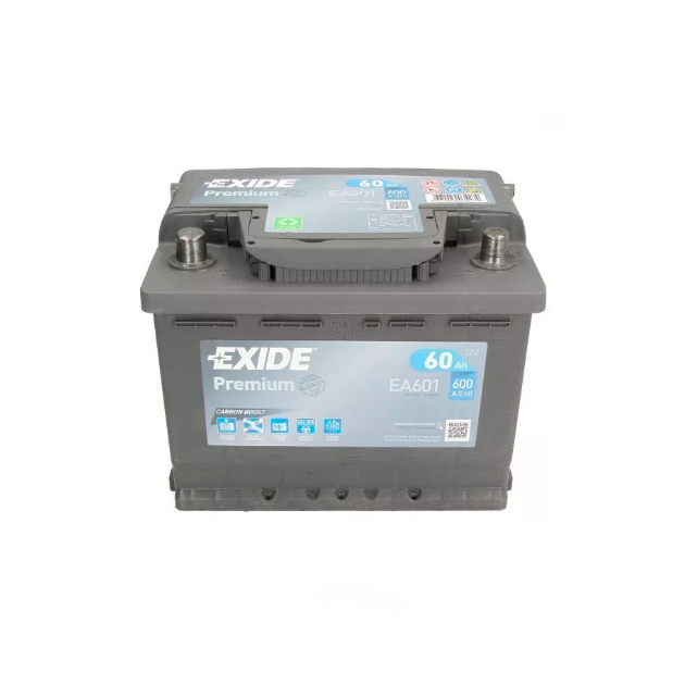 Аккумулятор Exide 60Ah 600A (прямая 1) 242x175x190