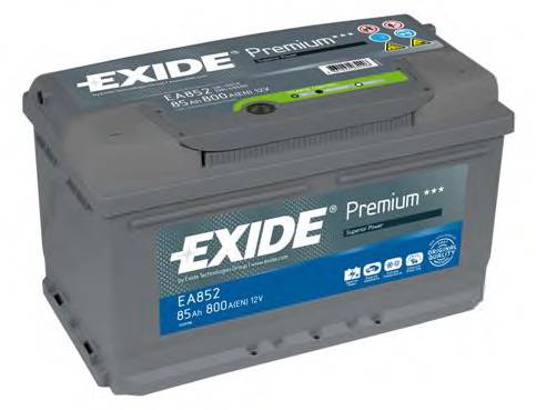 Аккумулятор Exide 85Ah 800A (обратная 0) 315x175x175