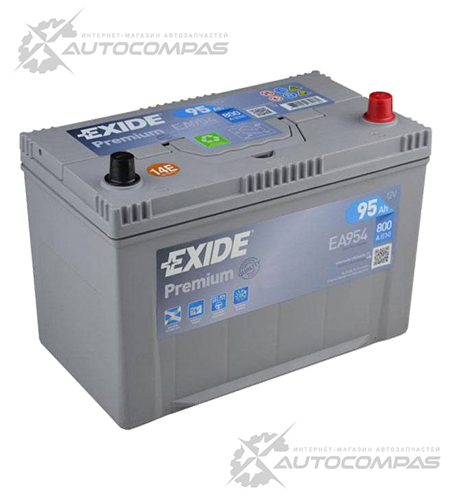 Аккумулятор EXIDE Premium 95Ah 800A (обратная 0) 306x173x222 D31