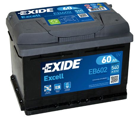 Аккумулятор Exide Excell 60Ah 540A (обратная 0) 242x175x175
