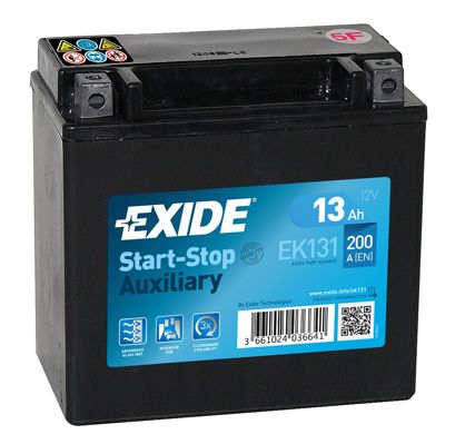 Аккумулятор (АКБ) EXIDE Start-Stop Auxiliary 13Ah 200A (полярность 1) 150x90x145 C56