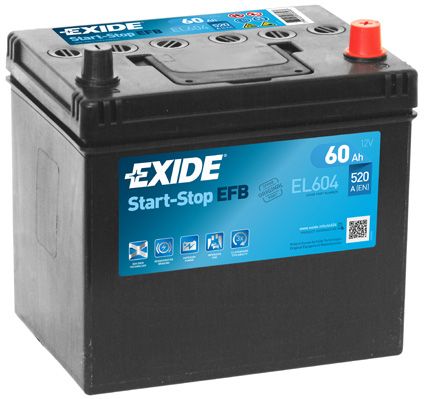 Аккумулятор Exide Start-Stop EFB 60Ah 520A (обратная 0) 232x173x225