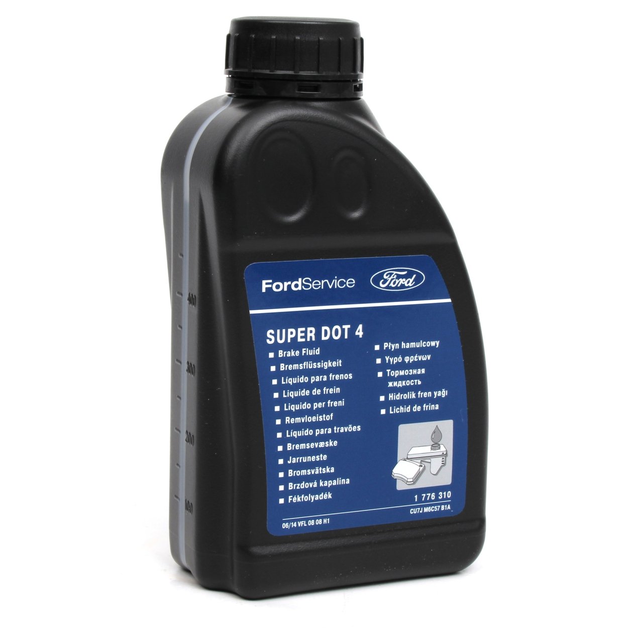 Жидкость тормозная DOT 4 Brake Fluid Super (500мл)