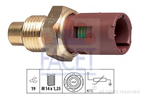 Датчик температуры охлаждающей жидкости RENAULT 21 (B48_) 2