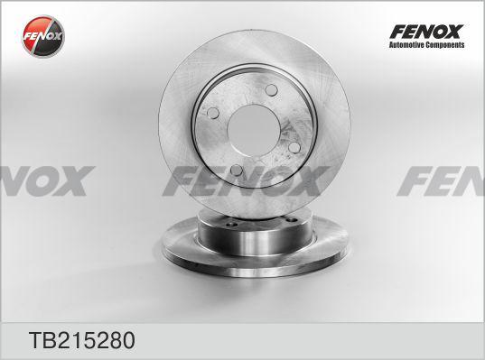 Торм. диск FENOX TB215280 Ford Fiesta KA F
