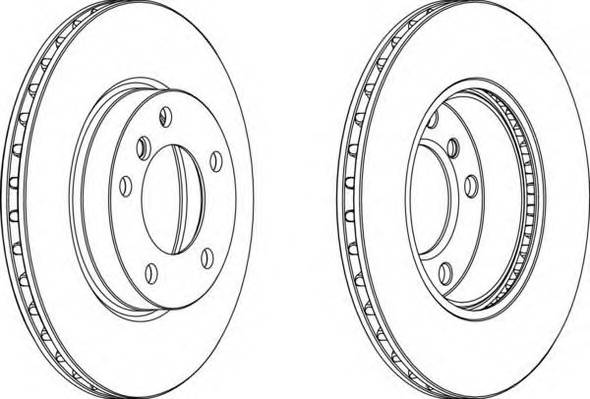 Диск тормозной BMW E36 318-328 90-98/E46 316-323 98-05