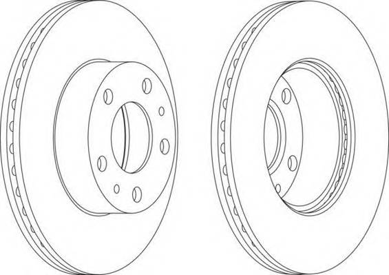 Диск торм пер DIAM 280 EP24 Boxer III Jumper III Ducato RUS 08-11