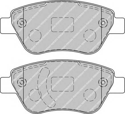 Колодки тормозные дисковые передние OPEL CORSA D