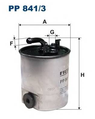 Фильтр топливный PP841 3