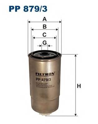 Фильтр топливный PP879 3