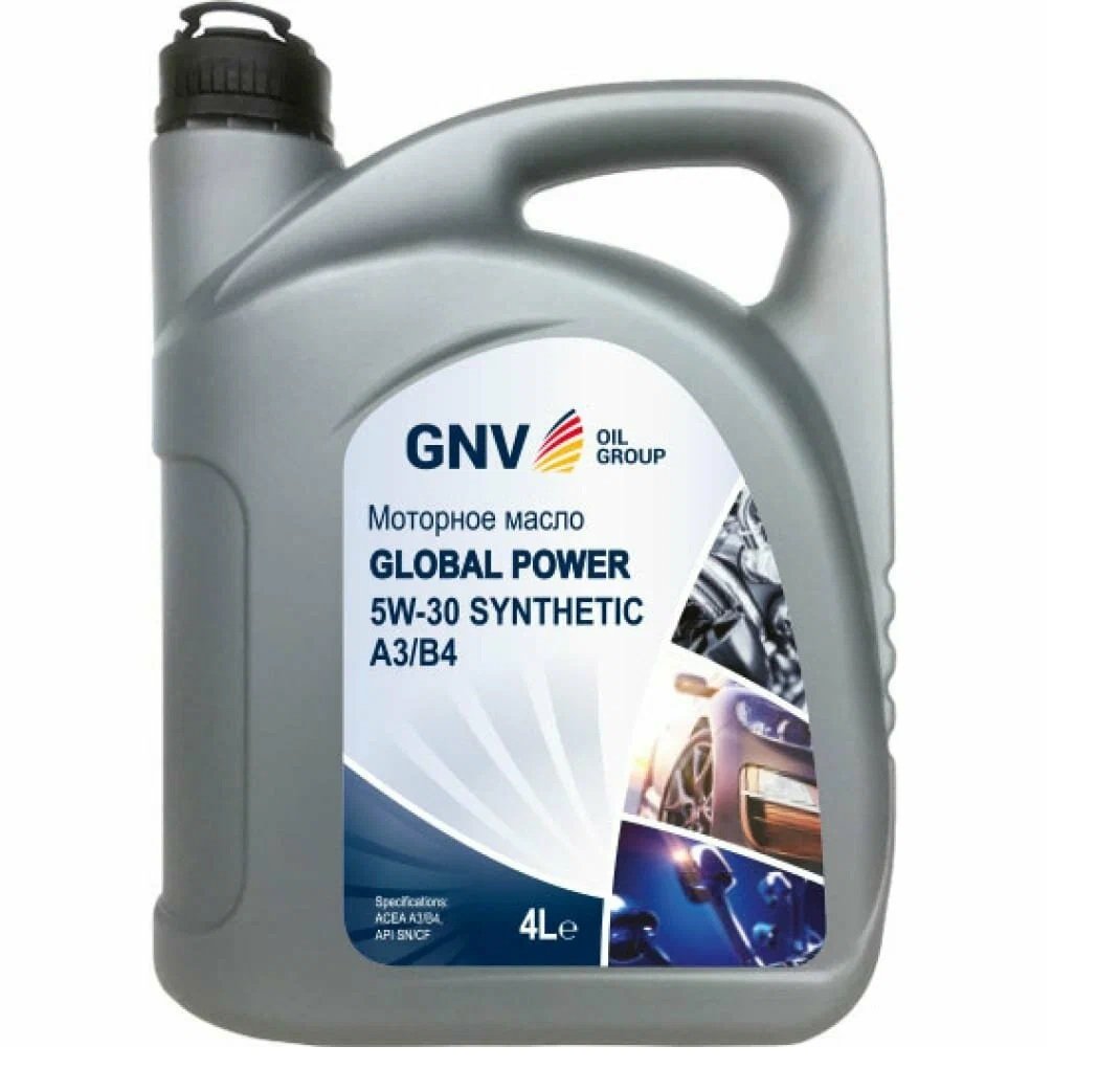 Моторное масло GNV Global Power 5W-30 Synthetic A3/B4. SN/CF (канистра 4 л.)