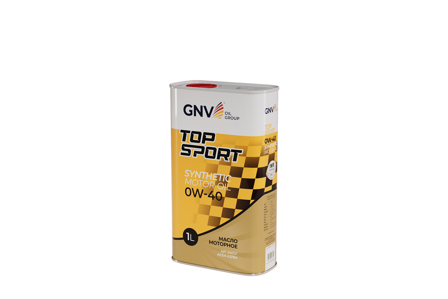 Масло моторное GNV Top Sport 0W-40 (мет.канистра 1 л.)