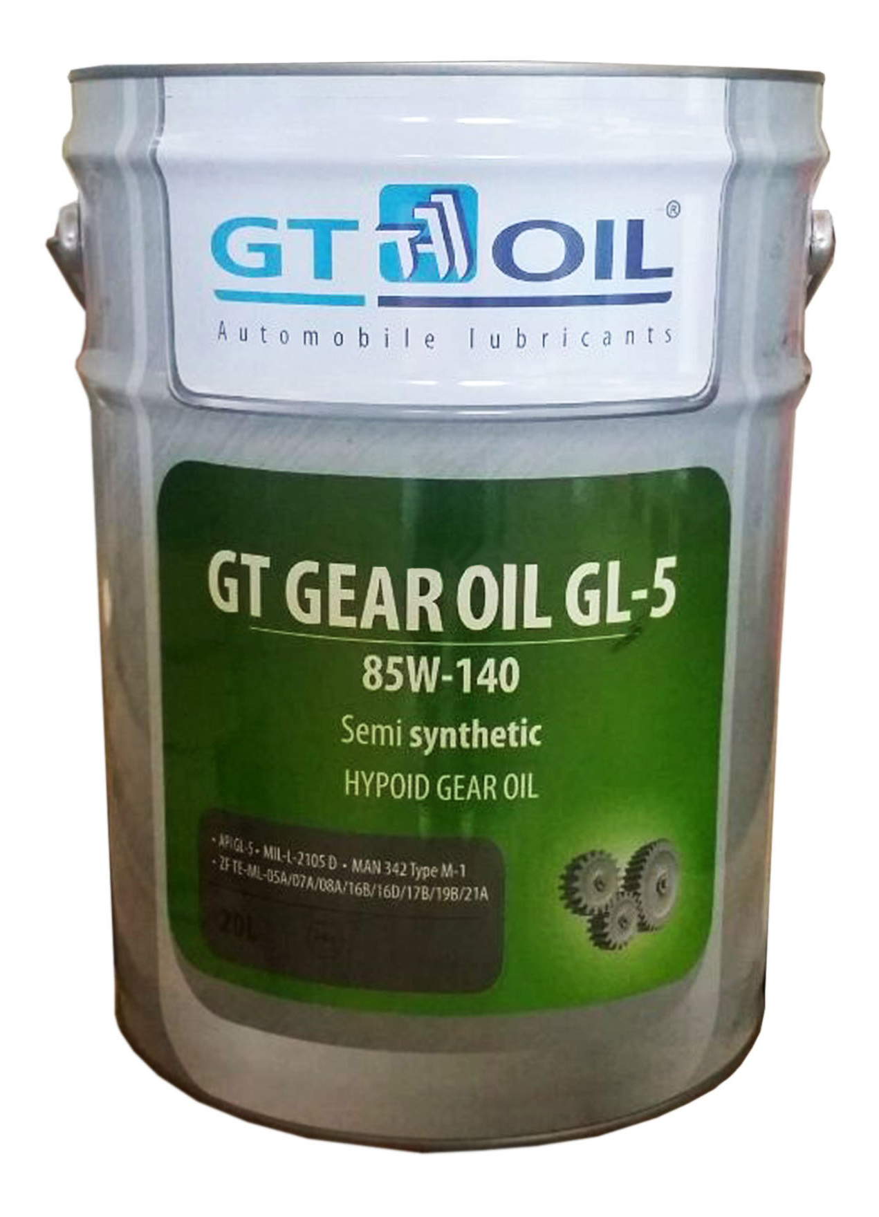 Масло трансмиссионное полусинтетическое GT GEAR Oil 85W-140